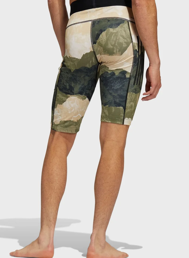 Adidas Camo Yoga Shorts
