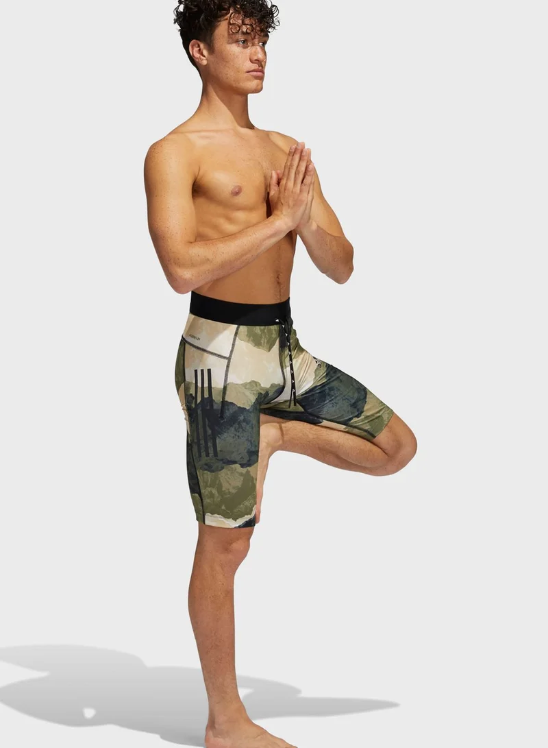 Adidas Camo Yoga Shorts