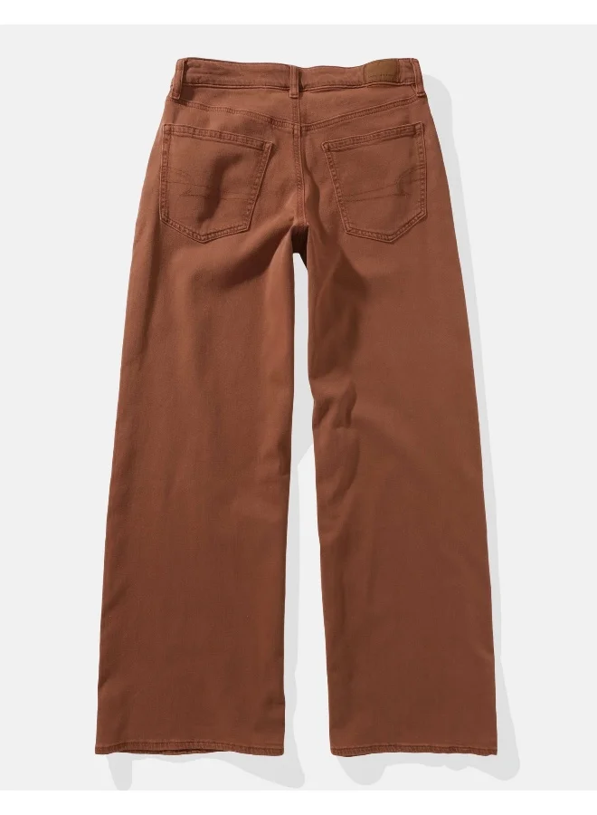 American Eagle Stretch Ultra Wide-Leg Super High-Waisted Pant