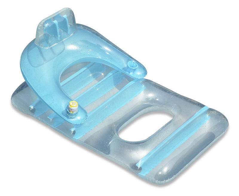 Swimline Deluxe Lounge Chair Colors May Vary (Pink or Blue) - Image 2