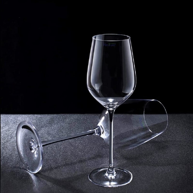 FINSTER Crystal All Purpose Premium Wine Glasses Set of 6 Drinking Wine Glass 330ml - Image 1