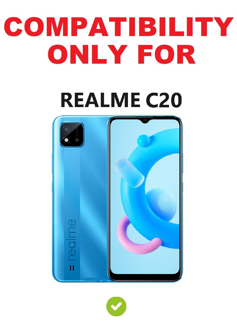 Super 2 Pieces Tempered Glass Screen Protector 5D Designed For Realme C20 Full Glue Edge to Edge Full Screen Coverage And Bubble Free - Image 3