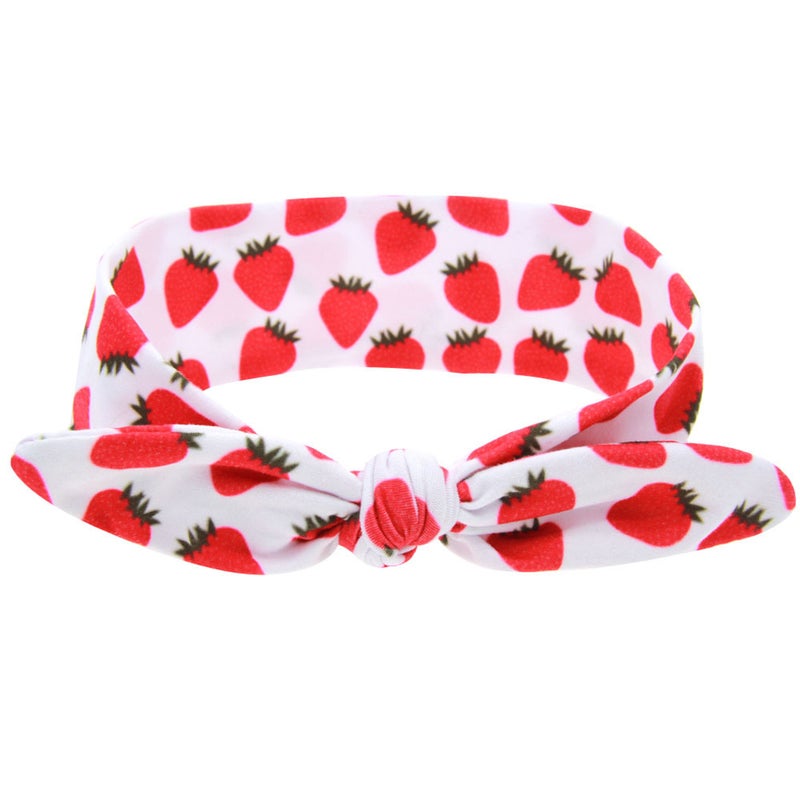 12 pcs Fruits DIY Headbands Elastic Cloth Hairband Hair Accessories for Kids Children - Image 5