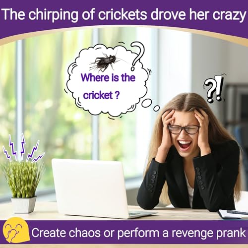 COLEGRY Cricket Noise Maker Prank 6 PCS Pranks for Adults Funny Gag Gifts Hidden Noise Machine with 16 Different Sounds Prank Device Can Beeping for Several Months Joke for Office Home School - Image 5