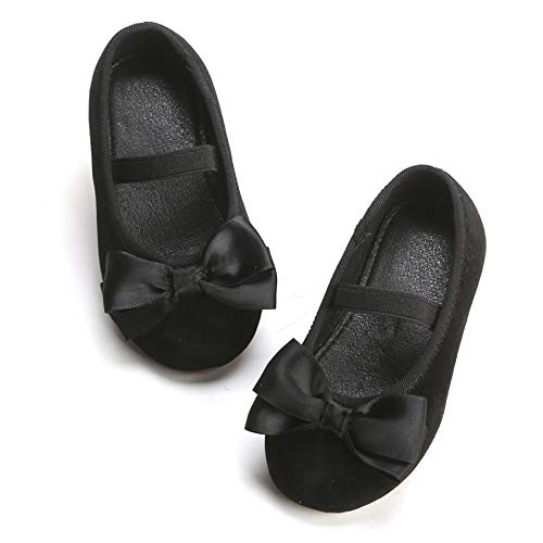 Felix & Flora Girls Dress Shoes - Mary Jane Ballet Flats Party Wedding School Size 5 Little Kid - Image 1