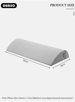 DUNISO Lumbar Support Pillow for Sleeping Memory Foam Pillow for Back Pain Relief Side, Back and Stomach Sleepers Triangle Wedge Bolster Pillow Bed Rest Pillow  - Image 4