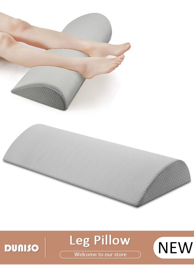 DUNISO Lumbar Support Pillow for Sleeping Memory Foam Pillow for Back Pain Relief Side, Back and Stomach Sleepers Triangle Wedge Bolster Pillow Bed Rest Pillow  - Image 1