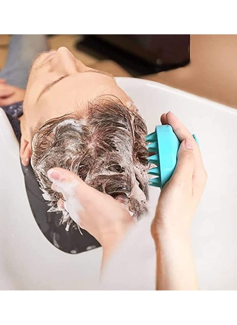 NIKITA.VIVI Hair Scalp Massager Shampoo Brush for Shower,Scalp Scrubber with Soft Silicone Bristles for Hair Growth & Dandruff Treatment,Wet Dry Oil Hair Massager Hair Care Head Brush for All Hair Types  - Image 5