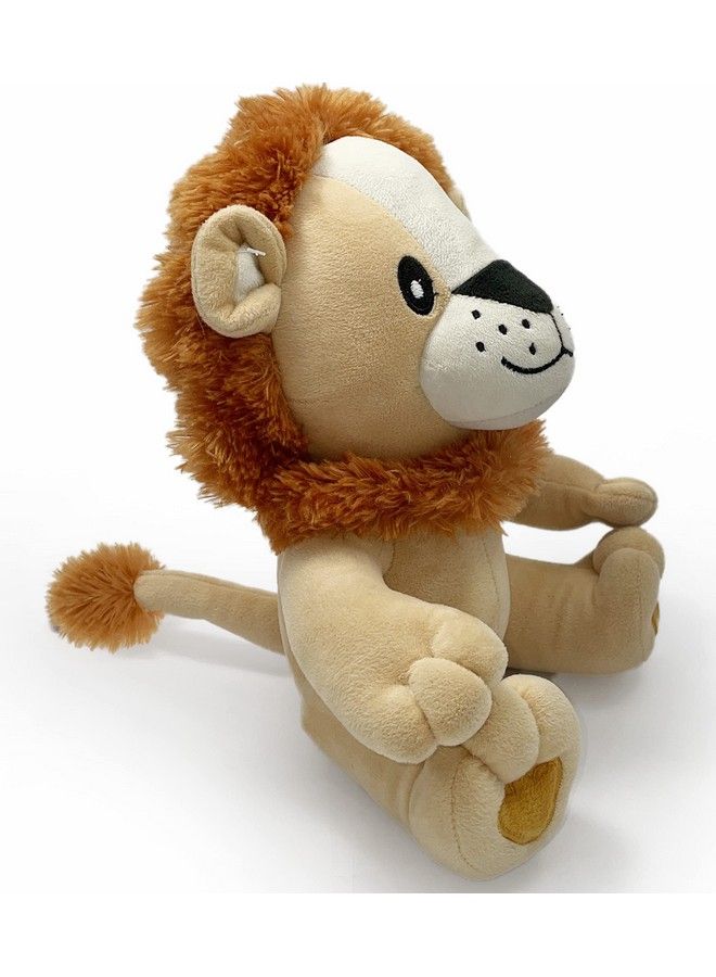 Mirada دبوس محشو بني يجلس أسد لعبة ناعمة 27سم - Image 5