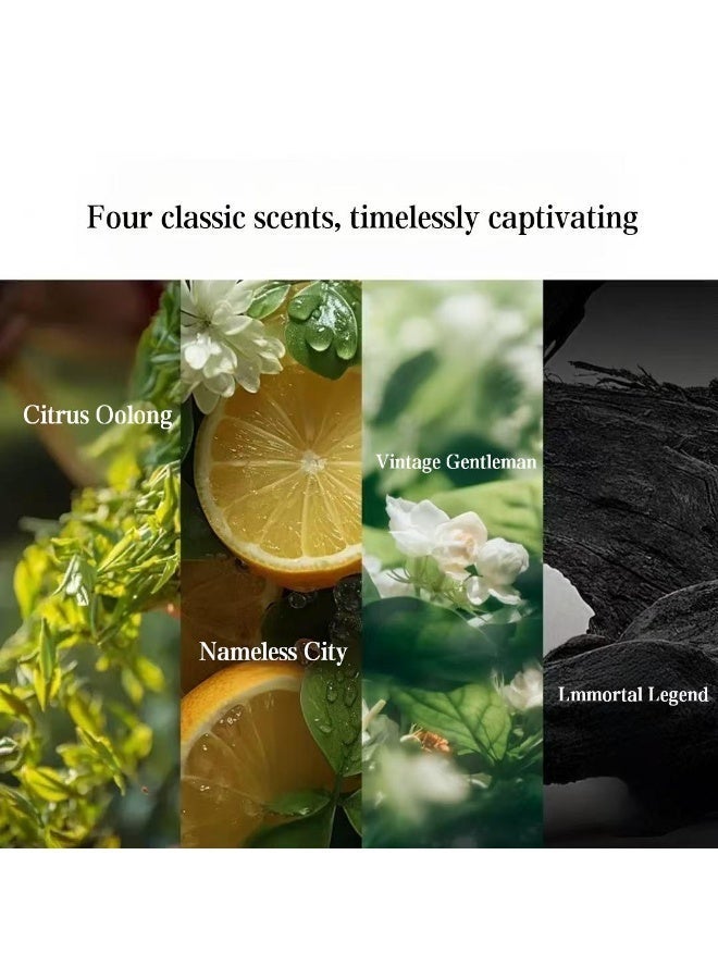 PERFRESH Luxury Magnetic Car Air Freshener Kit - 4 Designer Scents, Odor Eliminator with 1 Diffuser & 2 Refill Pads(Vintage Gentleman) - Image 5