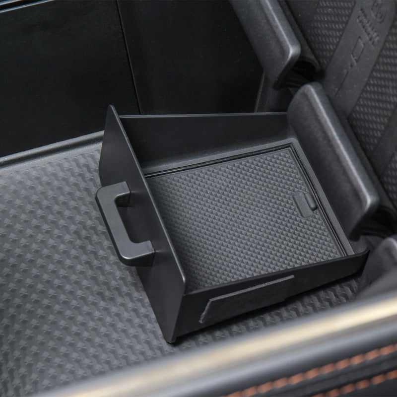 PIMCAR Removable Storage Drawer Tray Compatible with 2019-2026 Dodge RAM 1500 2500 3500 Center Console Storage Drawer Accessories Cubby Organizer Box ABS Plastic (Only Fit Models with Cubby) - Image 4