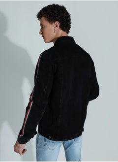 HIGH STAR Men Black Denim Jacket  - Image 3