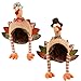 Ogrmar 2 Pcs Plush Turkey Hat Funny Turkey Headwear for Thanksgiving Night Event Dressup Party Thanksgiving Decor - Image 3