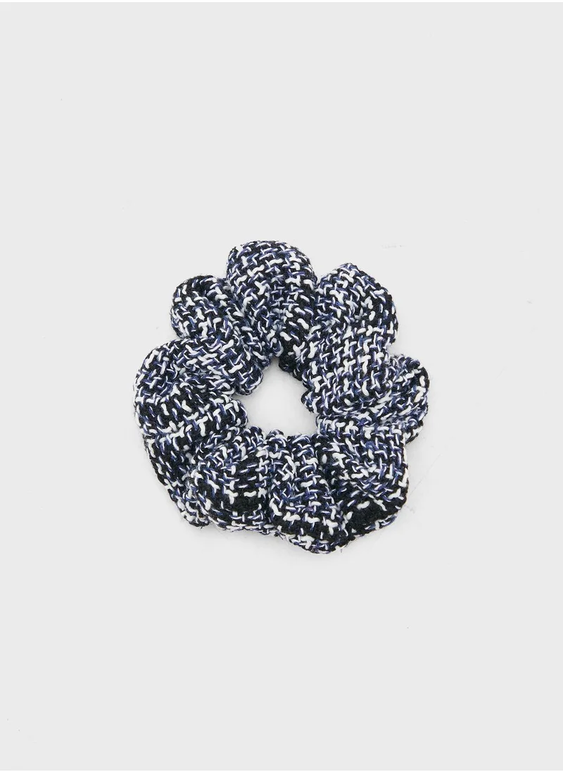 Claires Kids Tweed Scrunchie