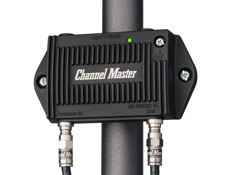 Channel Master TV Antenna PreAmp 1-1-Port TV Antenna Pre-Amplifier, Built-in LTE Filter, 17-30dB Gain, Compatible with Non-Amplified TV Antennas, Increases Signal Strength, Indoor/Outdoor - Image 3