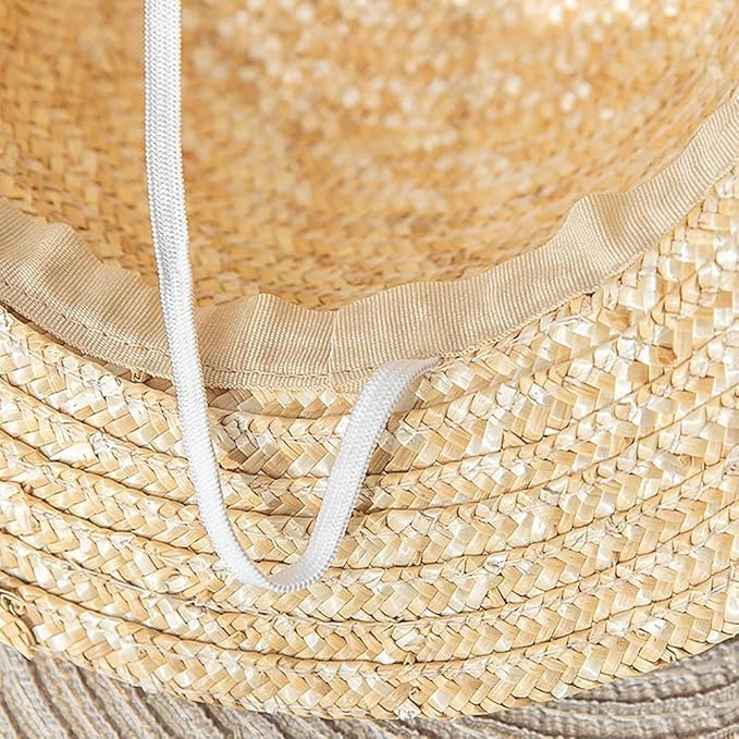STORE 2508 Straw Hat Cosplay Accessory Anime Sun Beach Hats for Party Travel Performance Costume Yellow - Image 3