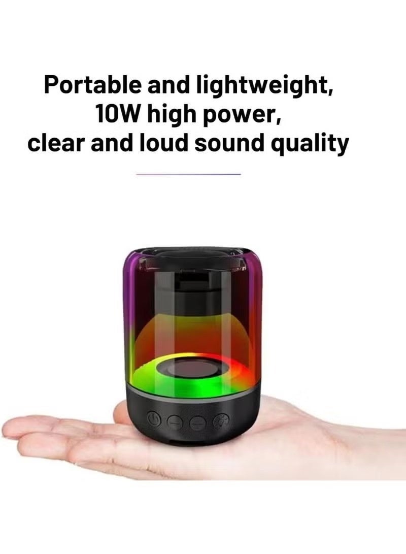 Lacoz سماعة القرآن المحمولة SQ-300 مع القرآن كامل MP3، أضواء RGB، تحكم عن بُعد وتطبيق، دعم بطاقة TF، إدخال AUX، عمر بطارية طويل، تصميم مدمج للمنزل والسفر - Image 4