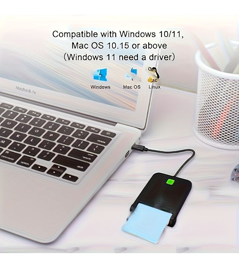 قارئ بطاقات USB-C ثلاثي الفتحات باللون الأسود، شحن سريع وصغير الحجم مع دعم SD وTF وSIM، متوافق مع أندرويد وiOS وويندوز وماك ولينكس والهواتف الذكية والأجهزة اللوحية وأجهزة الكمبيوتر المحمولة والمكتبية، مناسب للاستخدام المنزلي والمكتبي والسفر. - Image 1