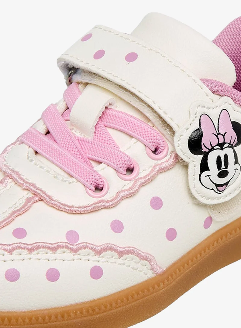 Disney Beige Girls Minnie Mouse Applique Sneakers for Women | Best Price UAE