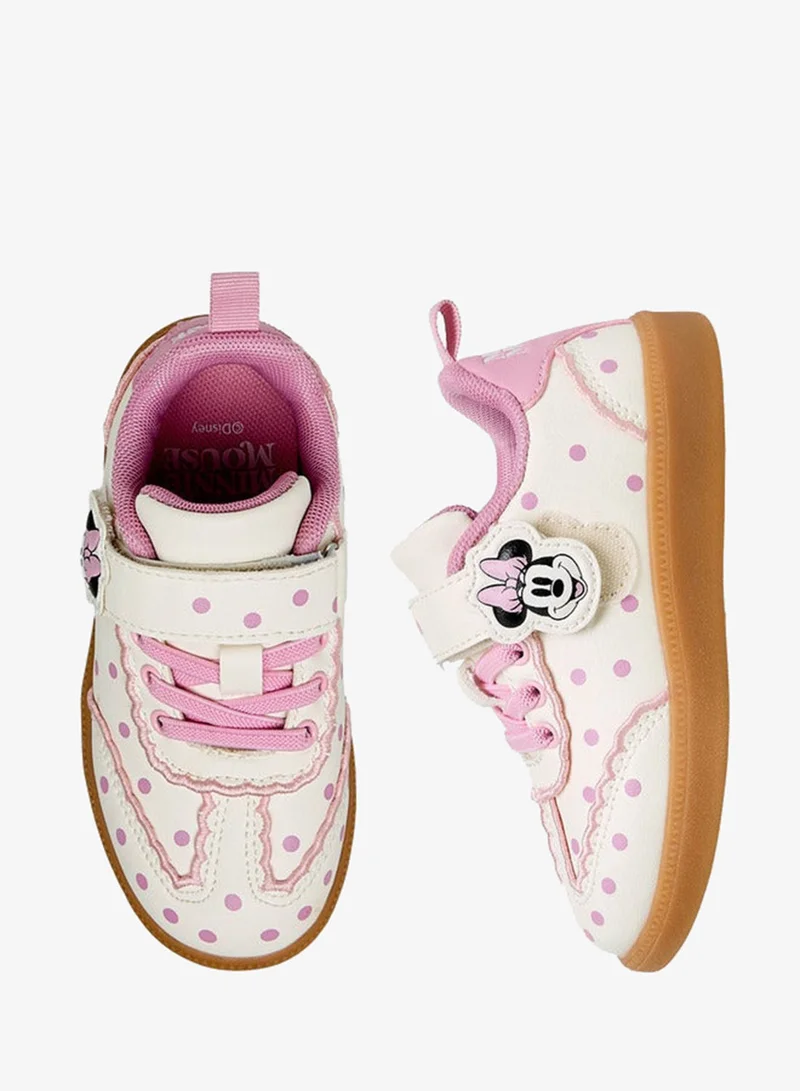 Disney Beige Girls Minnie Mouse Applique Sneakers for Women | Best Price UAE