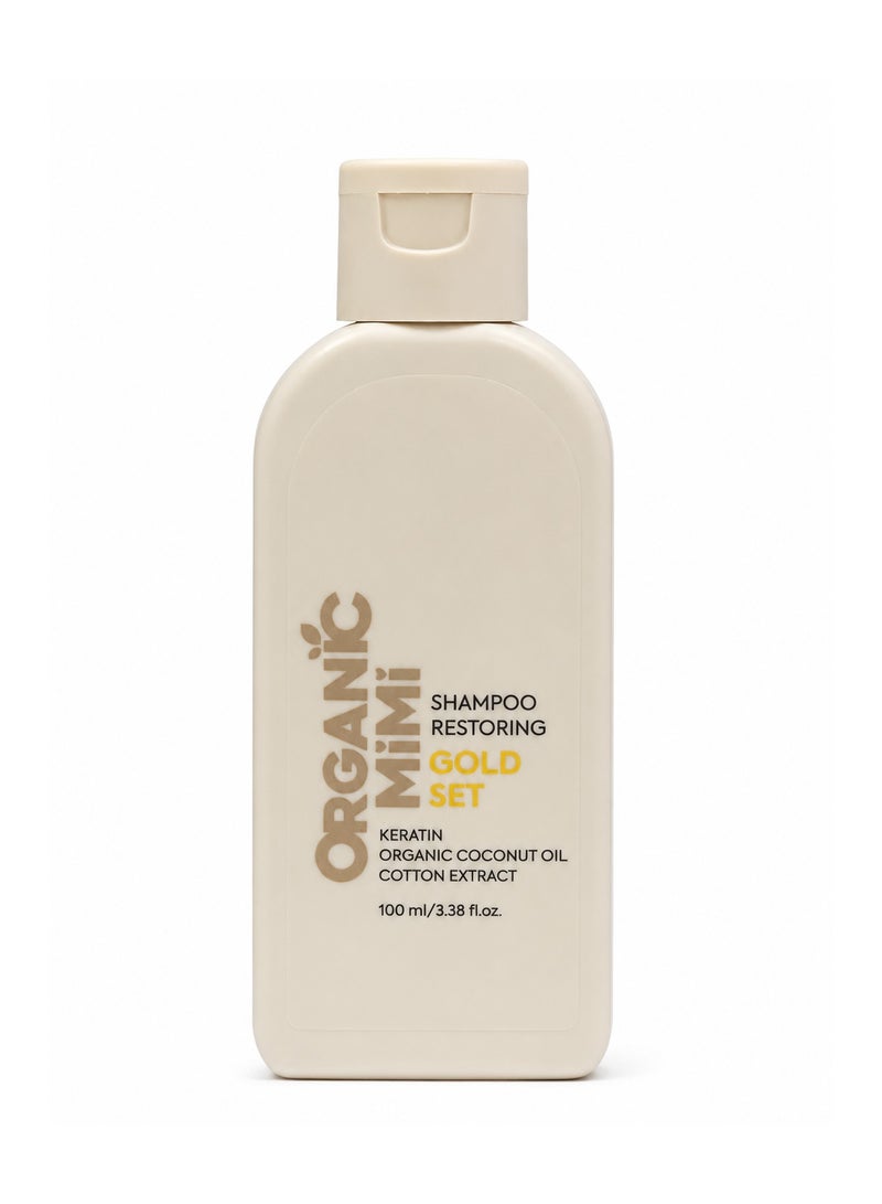 Organic Mimi Restoring Gold Set Shampoo 100ml - Image 1