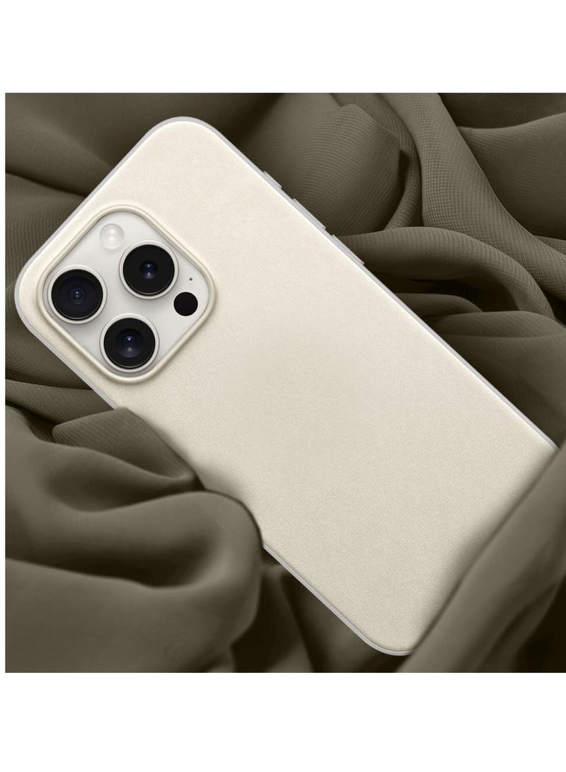 HEXABEX iPhone 15 Pro FineWoven Case with MagSafe - Natural - Image 2