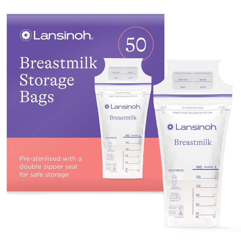 Lansinoh Lansinoh Breast Milk Storage Bags 50-Count - Image 1