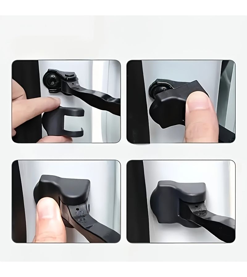 For M3 Y Black 2pcs Door Limiter Anti Rust ABS Plastic Locks With Metal Inserts Durable Interior Protection Easy Installation Vehicle Security Upgrade - Image 5