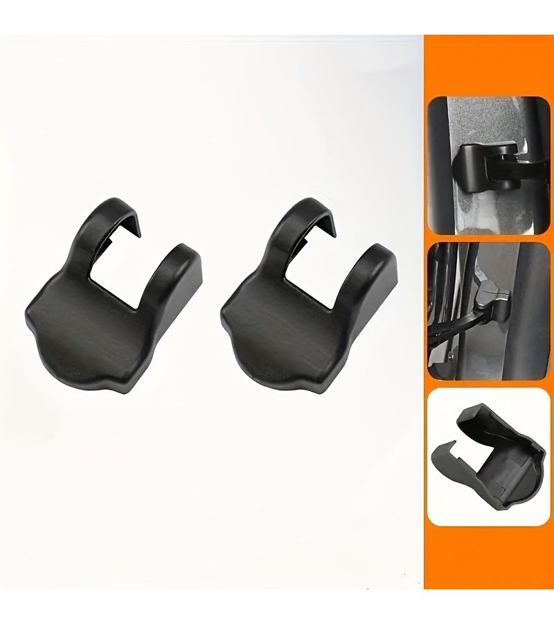 For M3 Y Black 2pcs Door Limiter Anti Rust ABS Plastic Locks With Metal Inserts Durable Interior Protection Easy Installation Vehicle Security Upgrade - Image 1