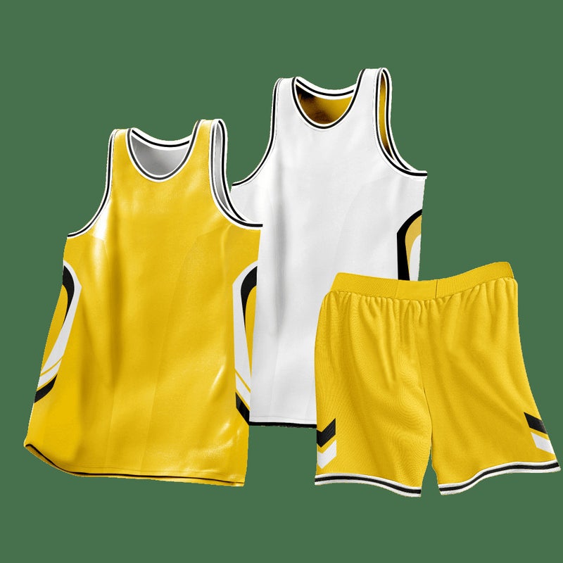 Double-sided wearable basketball uniform suit men's and women's sports basketball game training team uniform jersey quick-dry printing logo - Image 1
