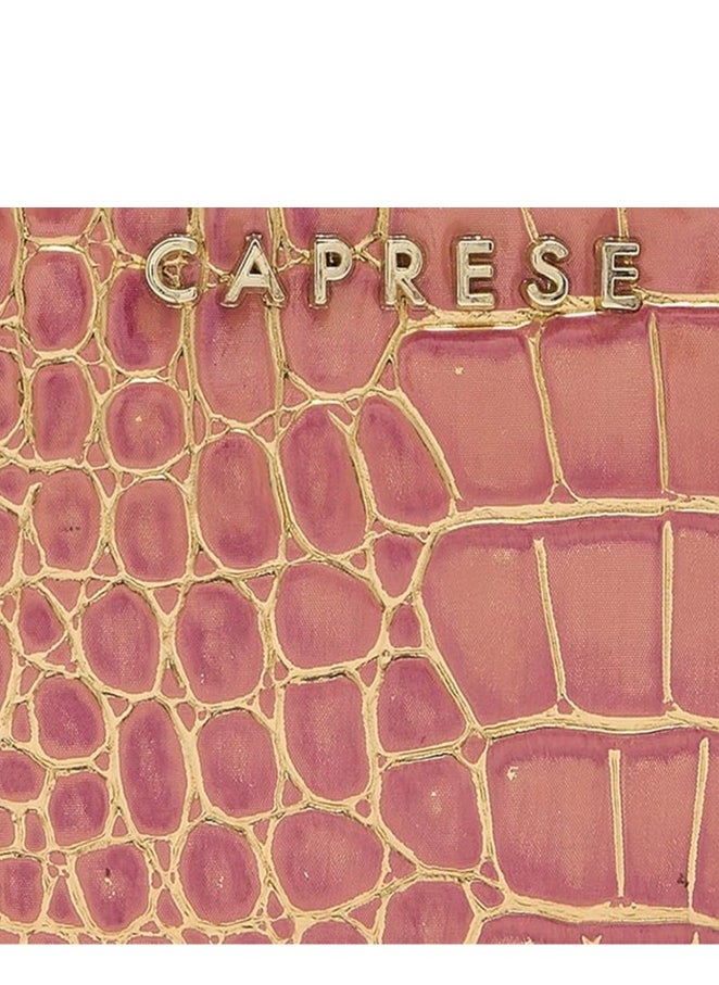 CAPRESE Caprese Miranda Zip Around Wallet for Women| Large, Pink | Multiple Card Slots with Stylish Animal Print | Perfect for Carrying Daily Essentials  - Image 4