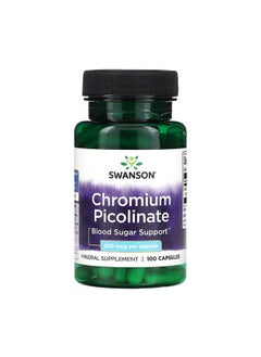Chromium Picolinate, 200 mcg, 100 Capsules