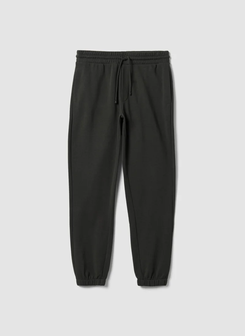 Ovs OVS Dark grey cotton-blend jogger trousers, regular fit
