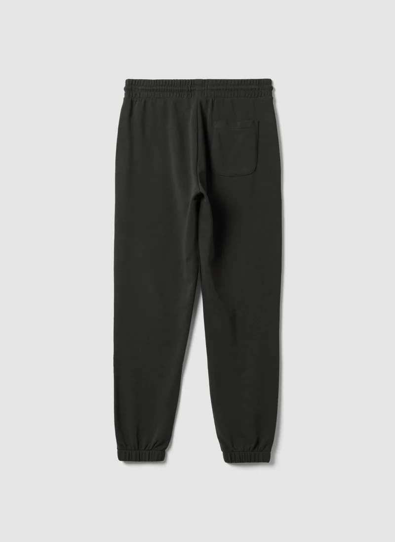 Ovs OVS Dark grey cotton-blend jogger trousers, regular fit