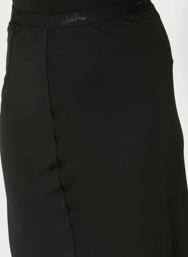 CALVIN KLEIN Pleated Midi Skirt