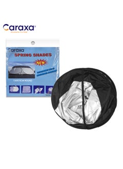 Caraxa Car Windshield Sun Shade Round Color Silver 150X75CM  - Image 3