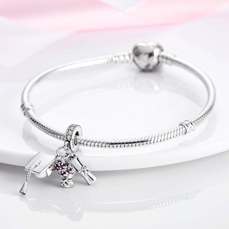 Cat-Themed Copper-Plated 925 Silver Black Cat and Moon Pendant Necklace and Bracelet Set - Versatile Animal Charm Jewelry with Polishing Cloth for Women and Children - Image 3