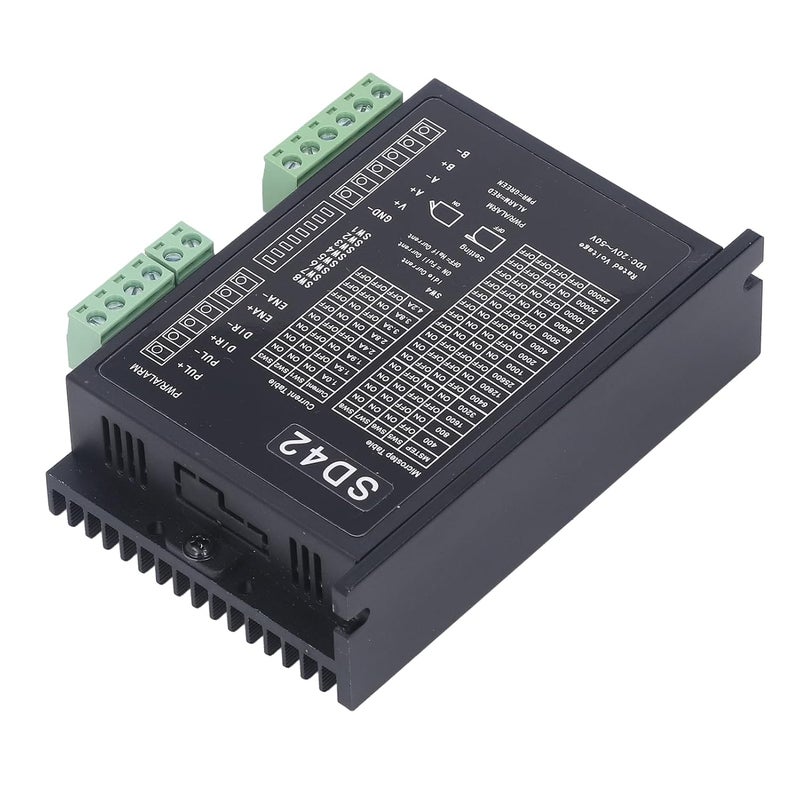 Step Motor Adjustable Silicon Steel Rotor with Driver, 2 Phase, 1.8° Step Angle - Rapid Speed, Ideal for Printer and Engraving Machines - Image 3