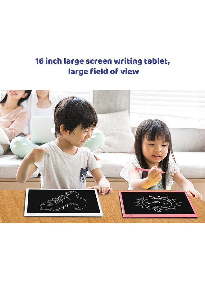 Generic - 16 Inch LCD Writing Tablet Portable Educational Learning USB Rechargeable Erasable Reusable Electronic Handwriting Drawing Board with Stylus Pen Gifts for Kids Boys Girls - Image 1