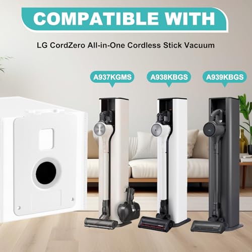 Ethanberg 12 Pack Replacement Vacuum Dust Bags for LG CordZero All-in-One Cordless Cleaner A939KBGS, A938KBGS and A937KGMS, Dirt Disposal Vacuum Replacement Bags Compatible with LG All-in-One Tower - Image 3