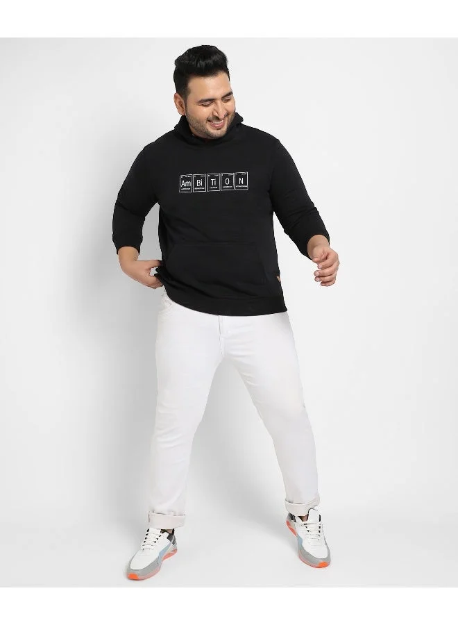 انستافاب بلس هودي طموح رجالي أسود من إنستافاب بلس بجيوب كنغر