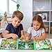 Ranqibo Magnetic Puzzles for Toddlers 35 75Pieces Travel Toys Animal Jungle Puzzles Ages 46 Educational Learning Magnets Road Car Trip Airplane Activities Toys for 3 4 5 6 7 Girls Boys Gift - Image 4