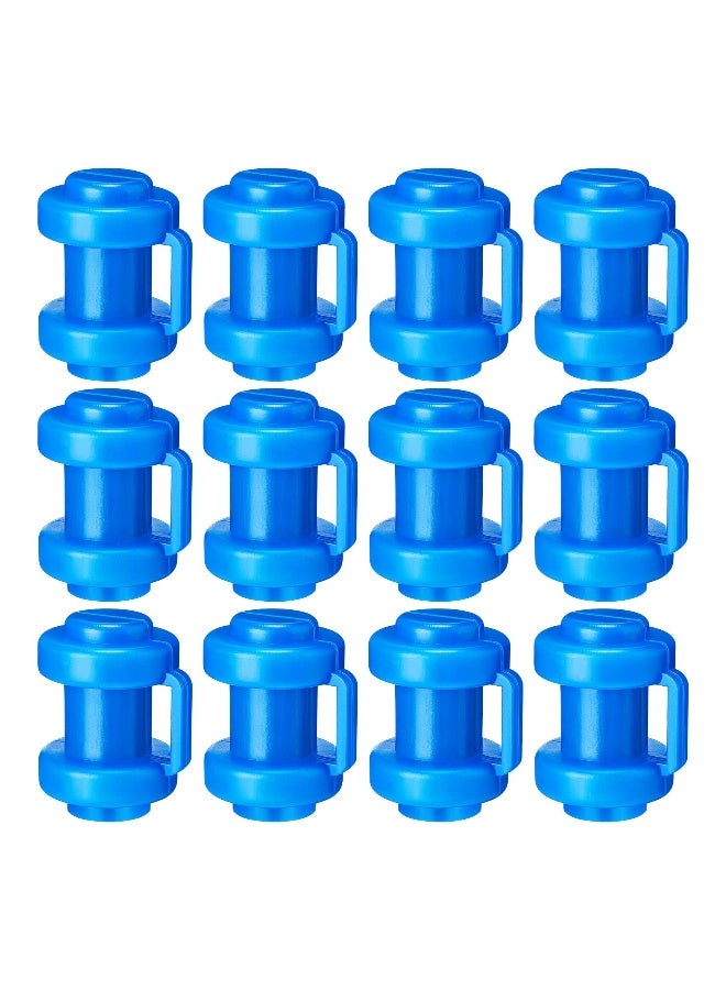 Generic 12 Pcs Summer 0.98Inches Diameter Trampoline Pole Caps Enclosure Pole Caps Trampoline Replacement Enclosure Poles For Net Hook Safety Accessories  - Image 1