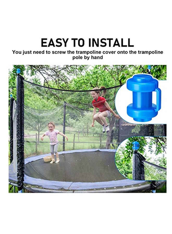 Generic 12 Pcs Summer 0.98Inches Diameter Trampoline Pole Caps Enclosure Pole Caps Trampoline Replacement Enclosure Poles For Net Hook Safety Accessories  - Image 3