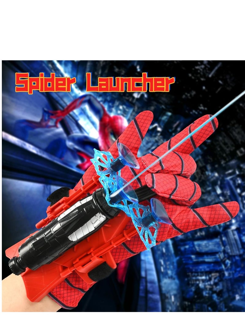 جوانتي لإطلاق خيوط العنكبوت من نيووموانج - لعبة أطفال مستوحاة من سبايدرمان، جوانتي سبايدرمان، قاذف خيوط العنكبوت، طقم ألعاب معصم، جوانتي قاذف للتنكر - Image 4