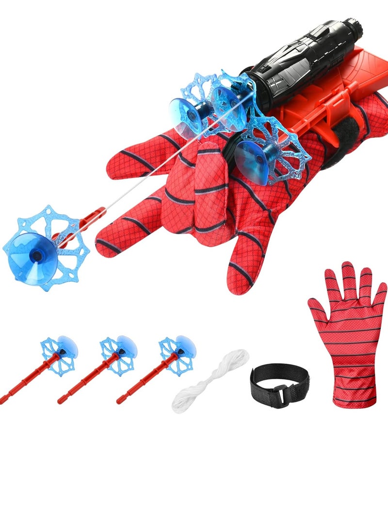 جوانتي لإطلاق خيوط العنكبوت من نيووموانج - لعبة أطفال مستوحاة من سبايدرمان، جوانتي سبايدرمان، قاذف خيوط العنكبوت، طقم ألعاب معصم، جوانتي قاذف للتنكر - Image 1