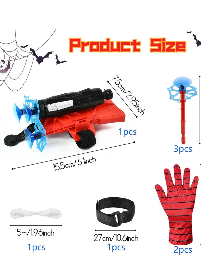 جوانتي لإطلاق خيوط العنكبوت من نيووموانج - لعبة أطفال مستوحاة من سبايدرمان، جوانتي سبايدرمان، قاذف خيوط العنكبوت، طقم ألعاب معصم، جوانتي قاذف للتنكر - Image 2