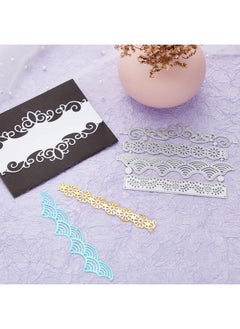 Patelai 19 Pcs Die Cuts For Card Making Metal Lace Scrapbooking Die Cuts Border Cutting Dies Embossing Stencil Template For Diy Crafts Wedding Photo Frame Album Decorations 19 Styles  - Image 5