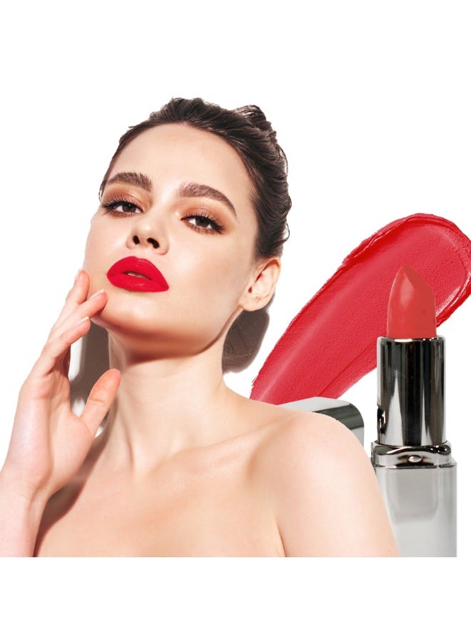 Lenphor Lush Up Matte Lipstick | Long Lasting & Lightweight Lipstick | Royal Red - Image 4