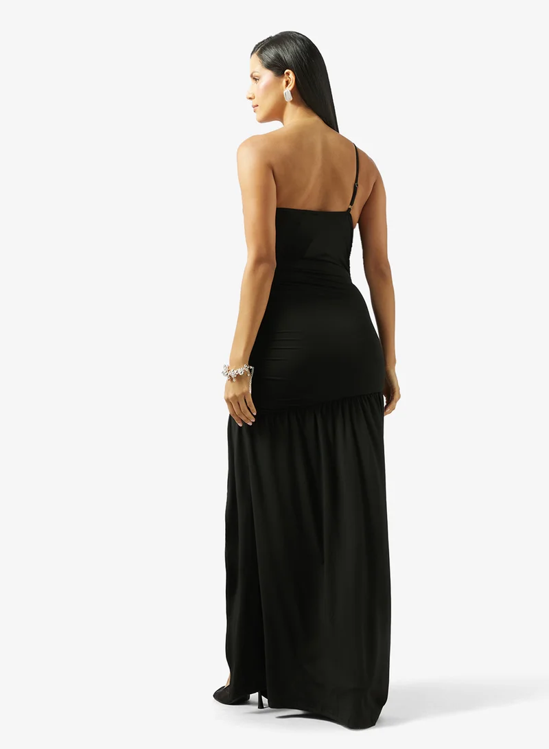 ايلا One Shoulder Ruched Dress